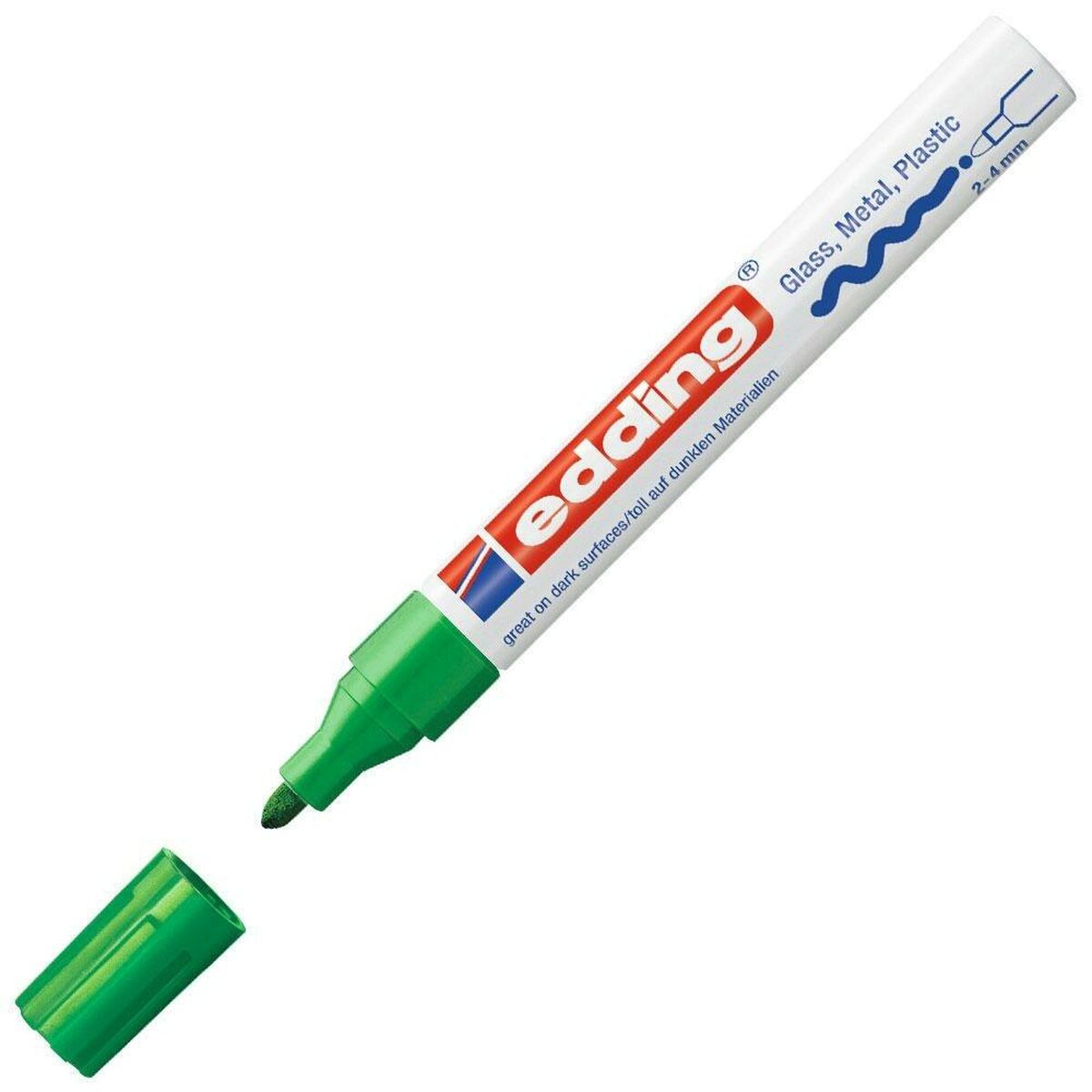 Trajni marker Edding 750 Zelena (10 kosov)